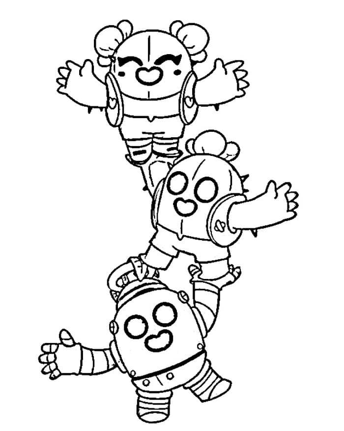 Desenho de Spike Brawl Stars 8 para Colorir e Pintar