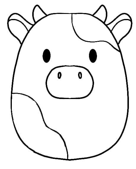 Desenho de Connor Squishmallow para Colorir e Pintar