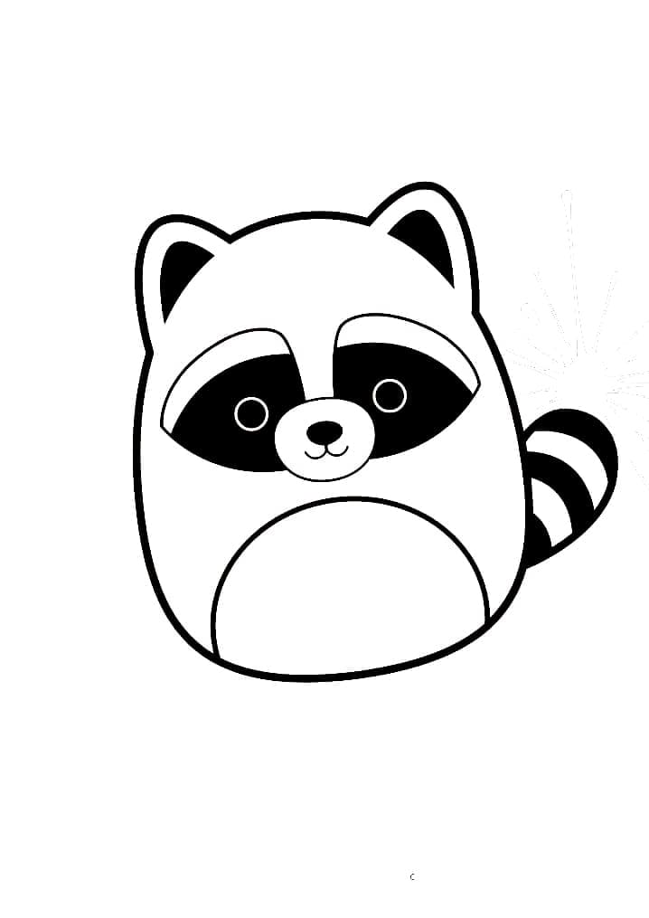 Desenho de Randy de Squishmallow para Colorir e Pintar