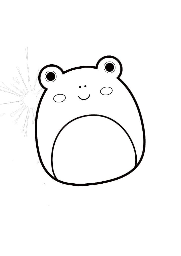 Desenho de Wendy de Squishmallow para Colorir e Pintar