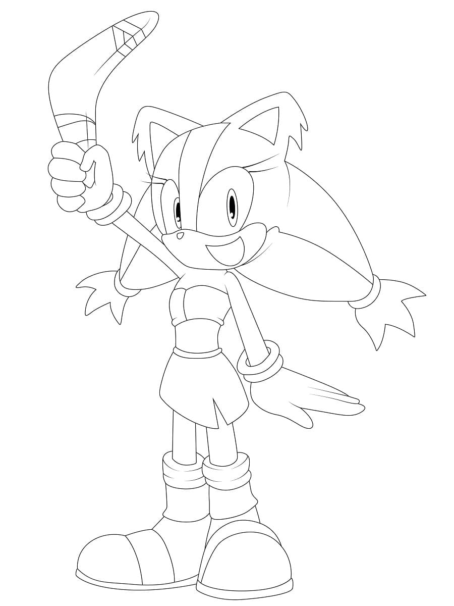 Desenho de Pintura de Sticks The Badger para Colorir e Pintar