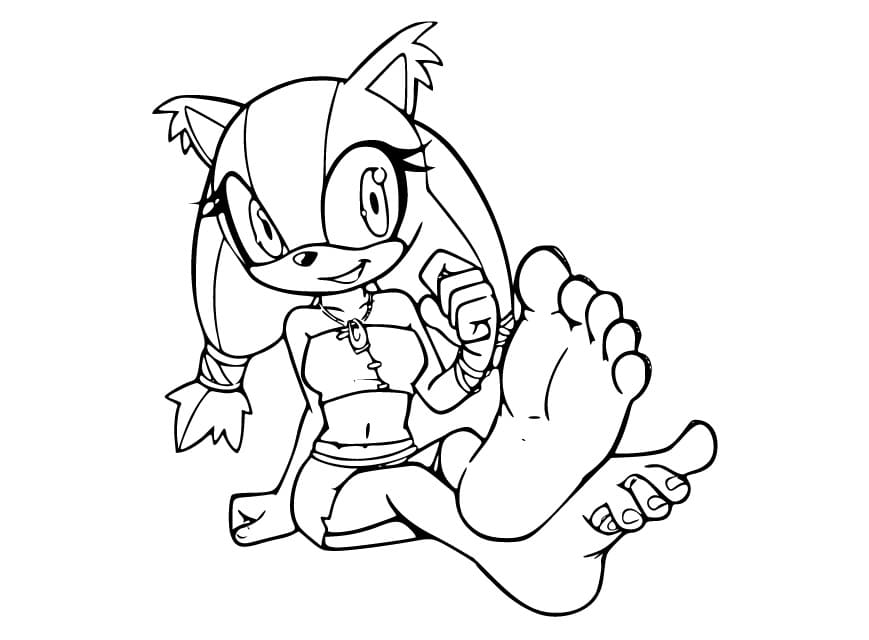 Desenho de Sticks The Badger Adorável para Colorir e Pintar