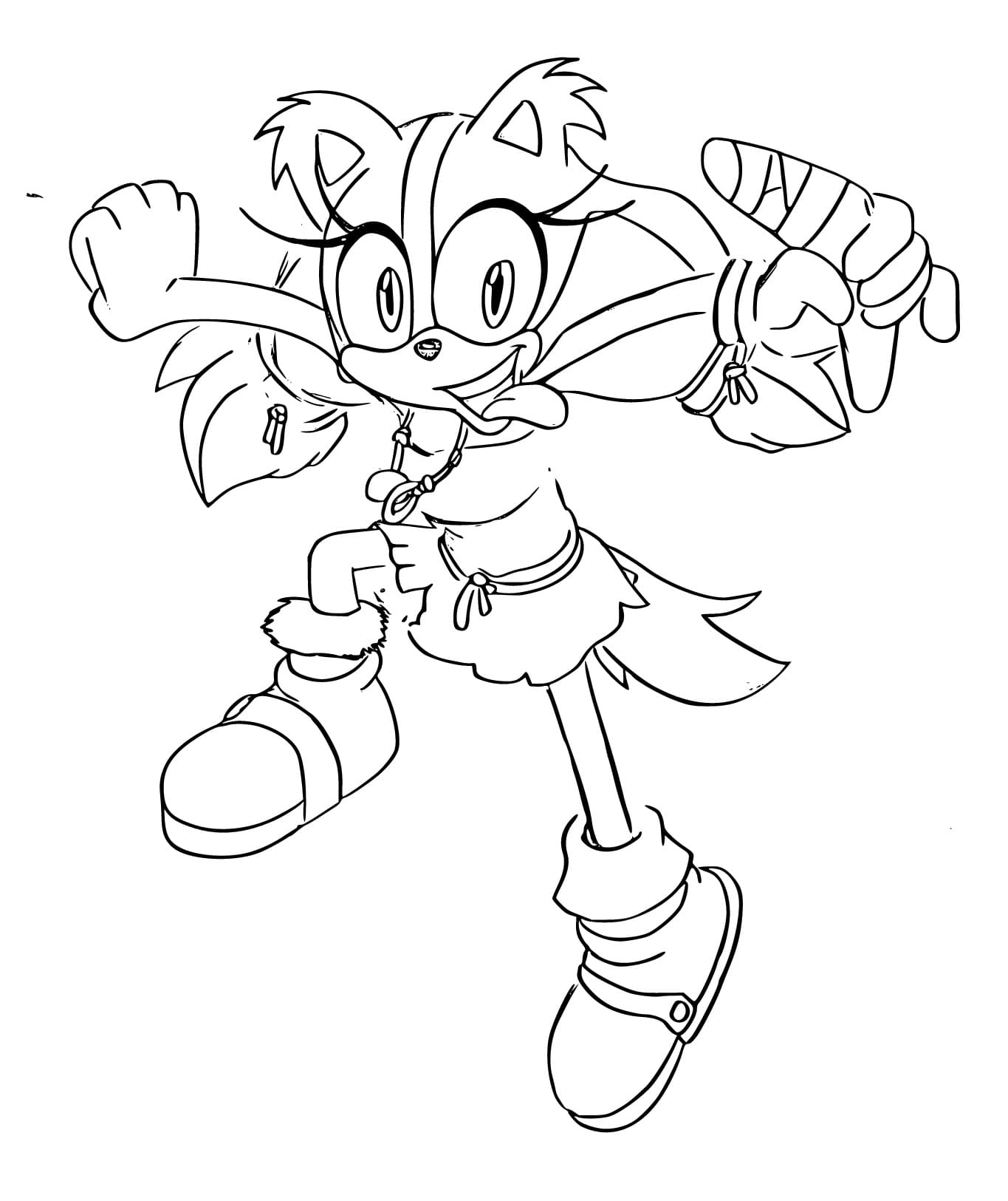 Desenho de Sticks The Badger Imprimivel para Crianças para Colorir e Pintar