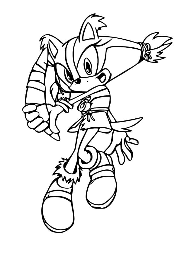 Desenho de Sticks The Badger para Crianças para Colorir e Pintar