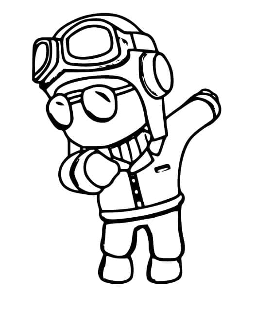 Desenho de Imagem de Stumble Guys para Colorir e Pintar