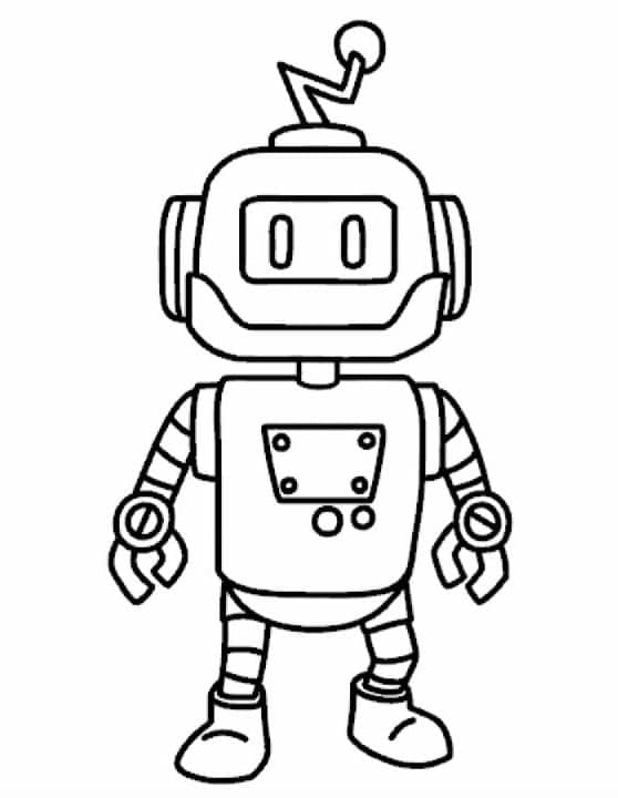 Desenho de Stumblebot Mk2 Stumble Guys para Colorir e Pintar
