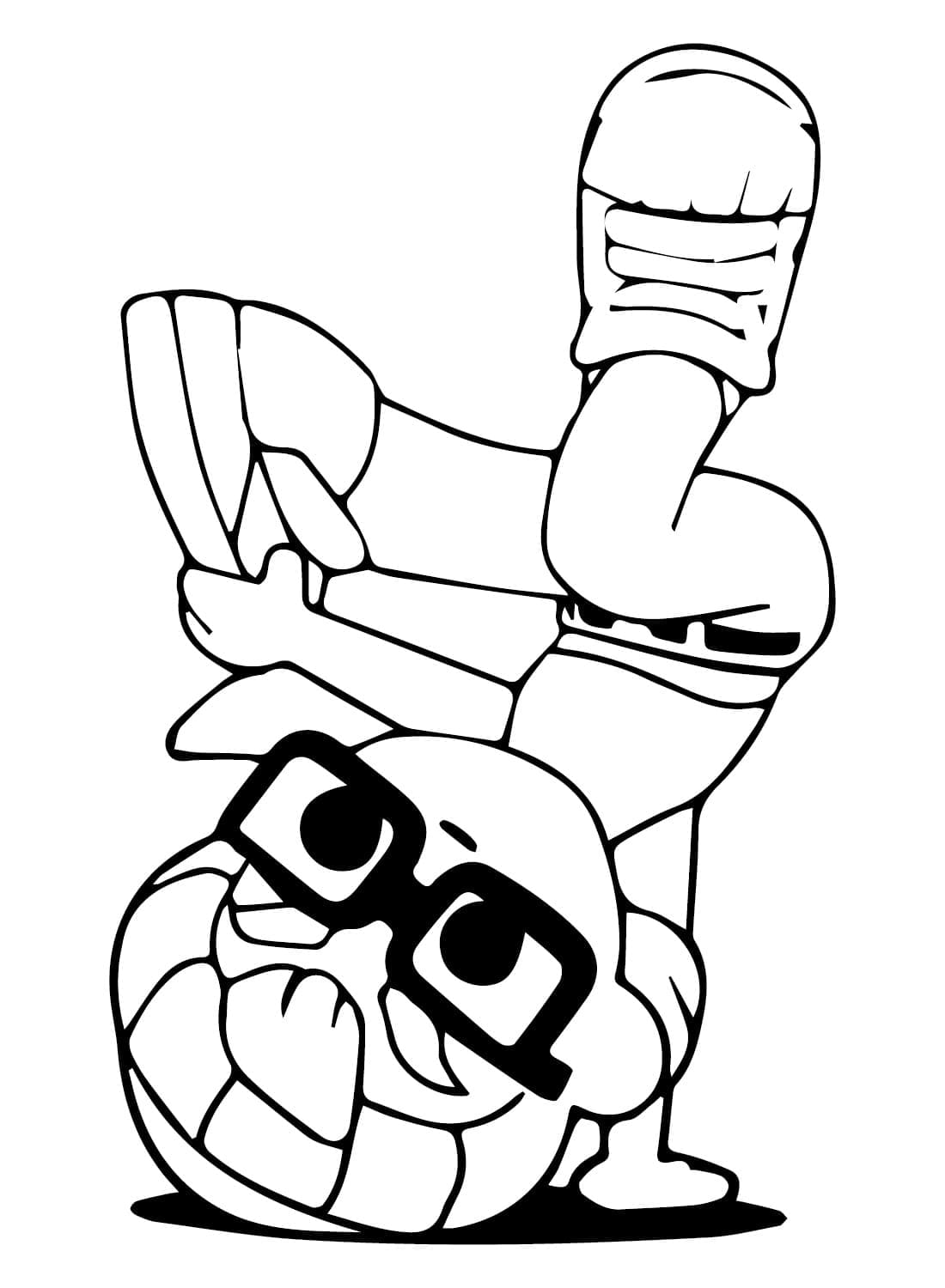 Desenho de Imagem de Subway Surfers para Colorir e Pintar
