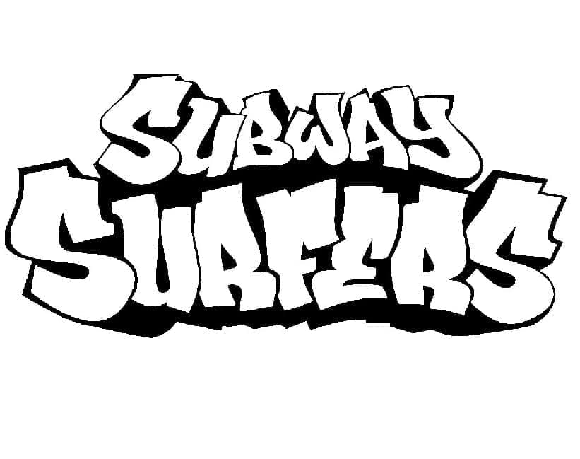 Desenho de Jogo Subway para Colorir e Pintar