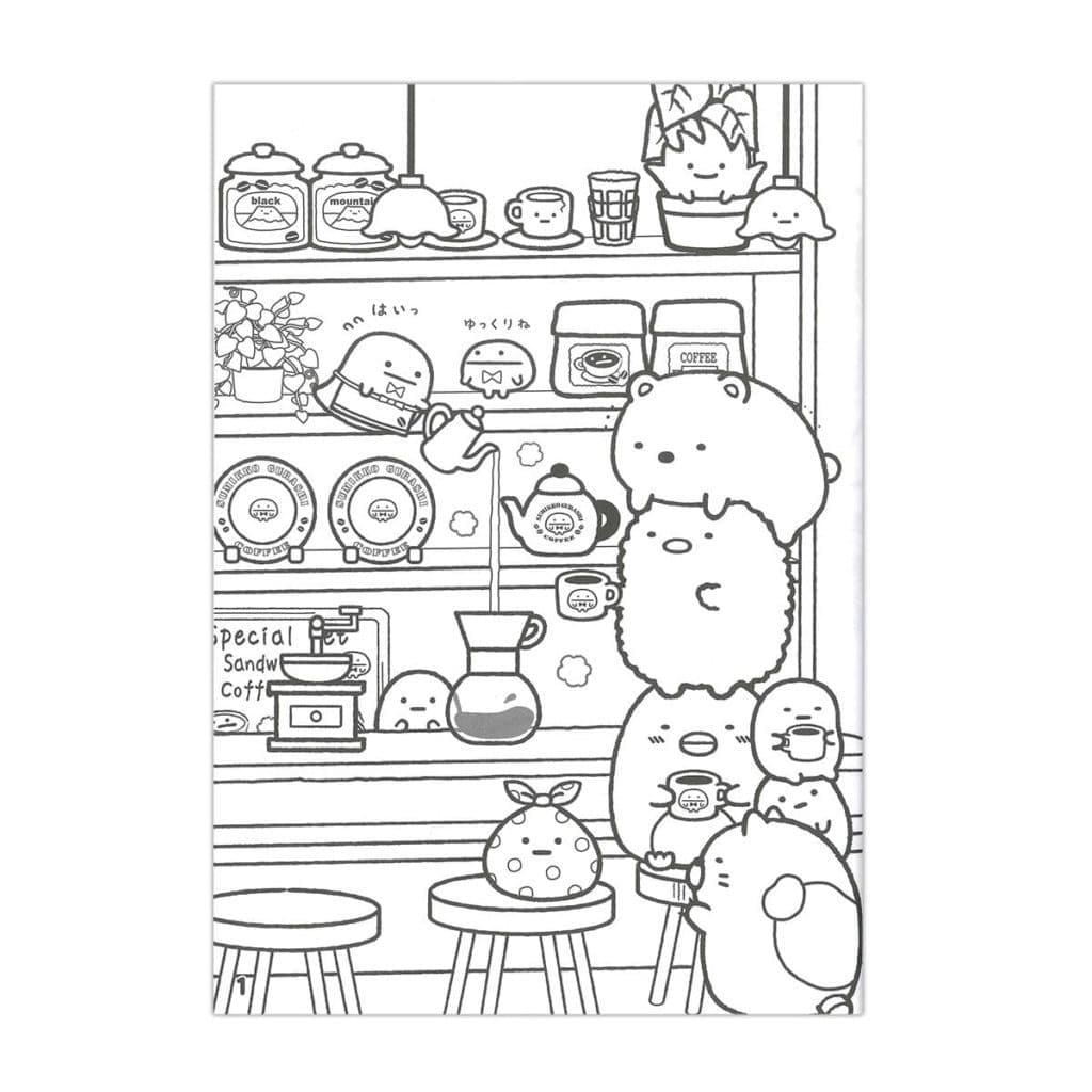 Desenho de Sumikko Gurashi Grátis para Crianças para Colorir e Pintar