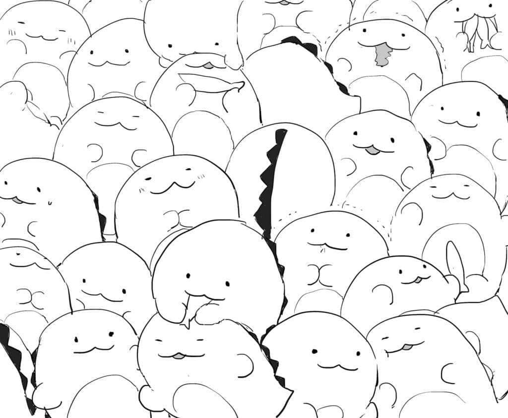 Desenho de Sumikko Gurashi Grátis para Colorir e Pintar