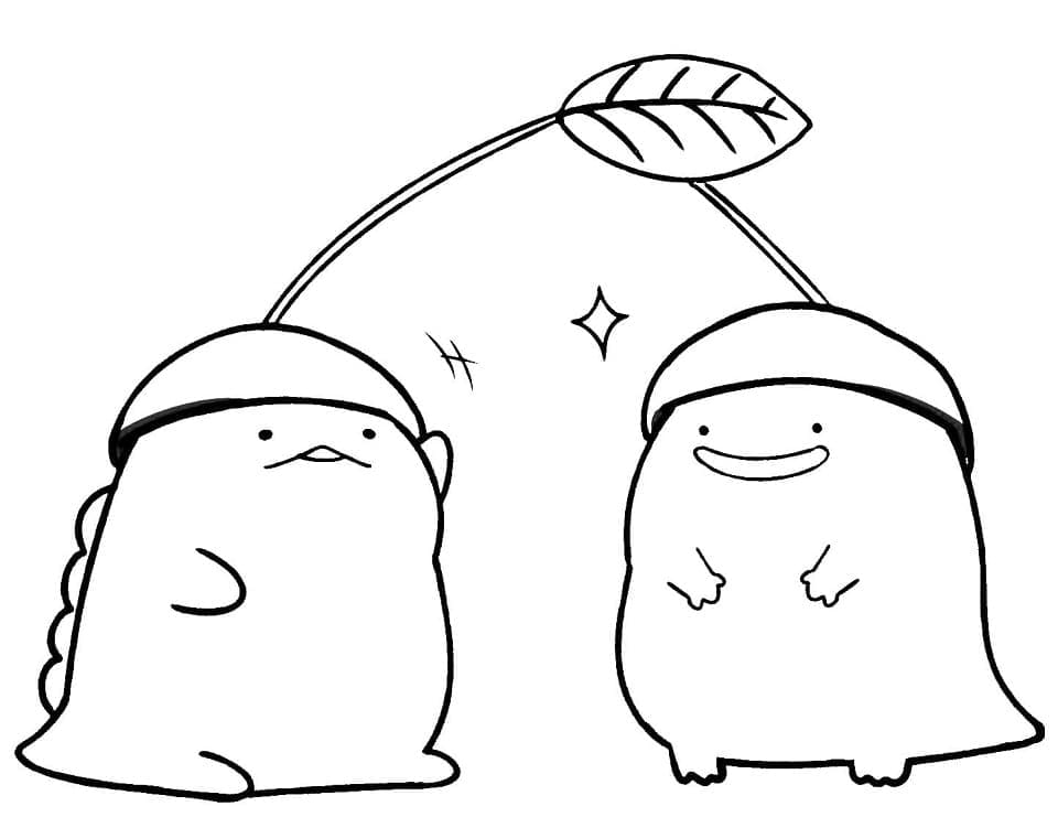 Desenho de Sumikko Gurashi para Colorir Grátis Download e Pintar