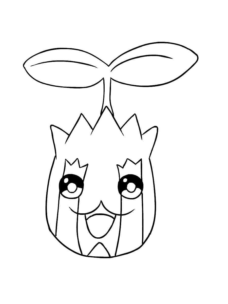 Desenho de Sunkern Grátis para Colorir e Pintar