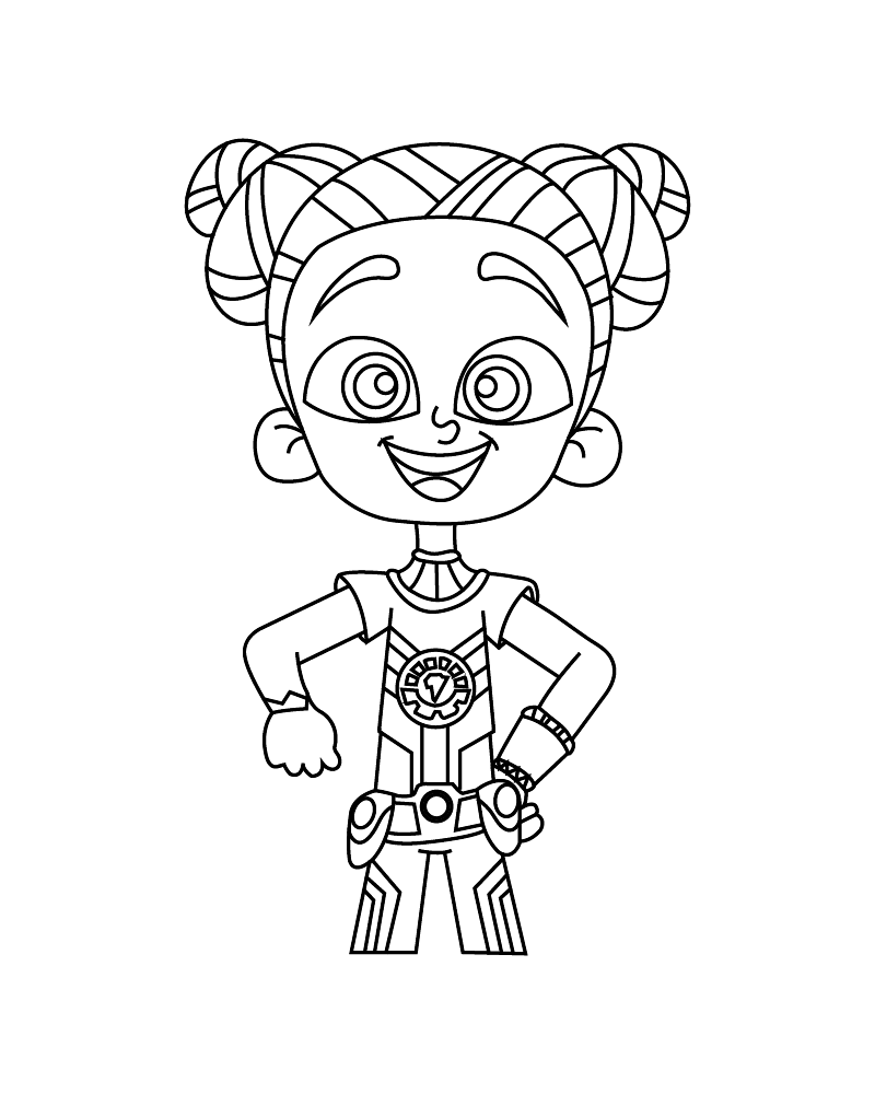 Desenho para Imprimir Super Sema Grátis e Pintar