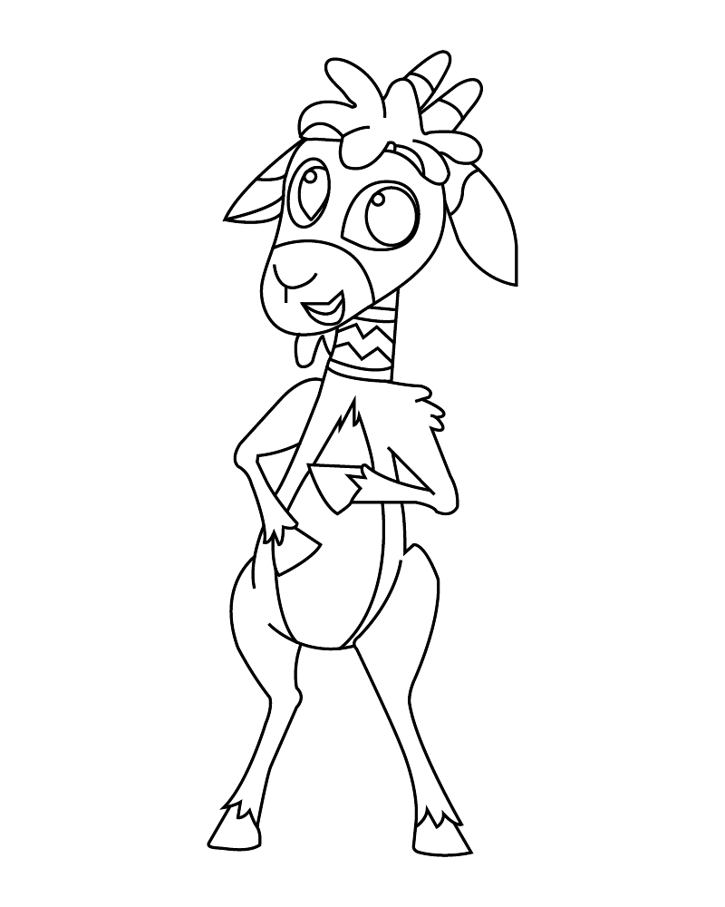 Desenhos de Moyo Super Sema para Imprimir e Colorir e Pintar