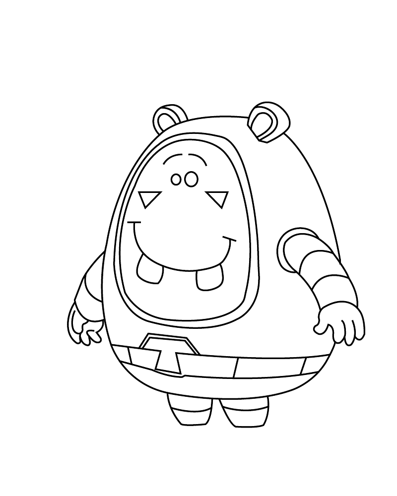 Desenhos de Oddbods Super Sema para Imprimir e Colorir e Pintar