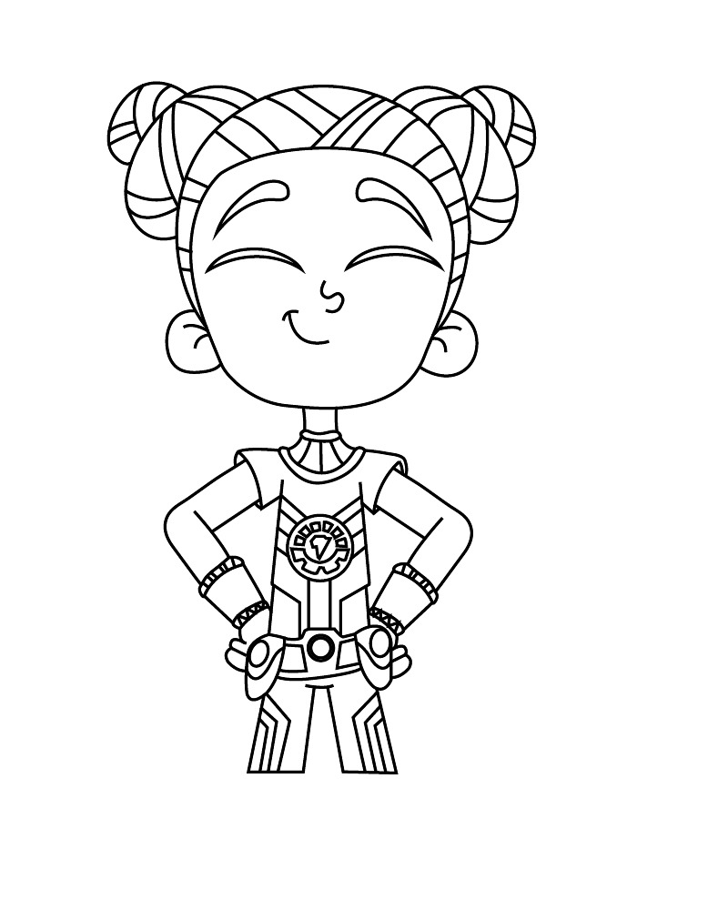 Desenhos em Pdf de Super Happy Sema para Imprimir e Colorir e Pintar