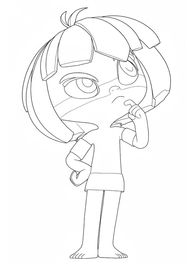 Desenho de Taina e os Guardioes da Amazônia 10 para Colorir