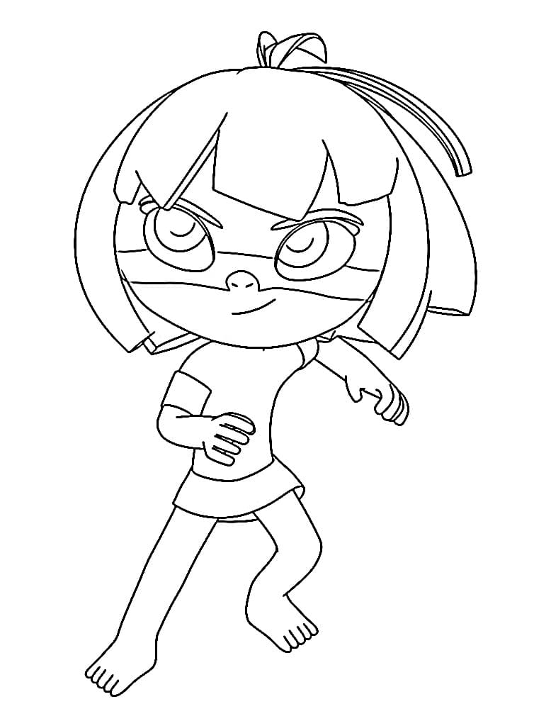 Desenho de Taina e os Guardioes da Amazônia 4 para Colorir