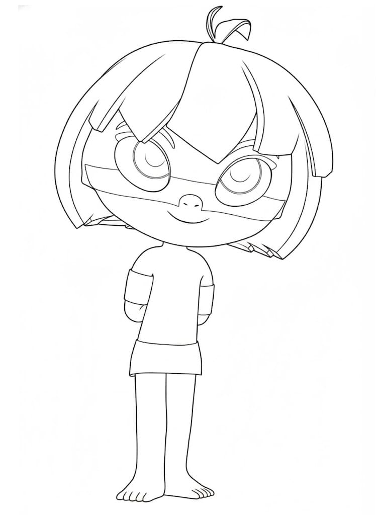 Desenho de Taina e os Guardioes da Amazônia 9 para Colorir