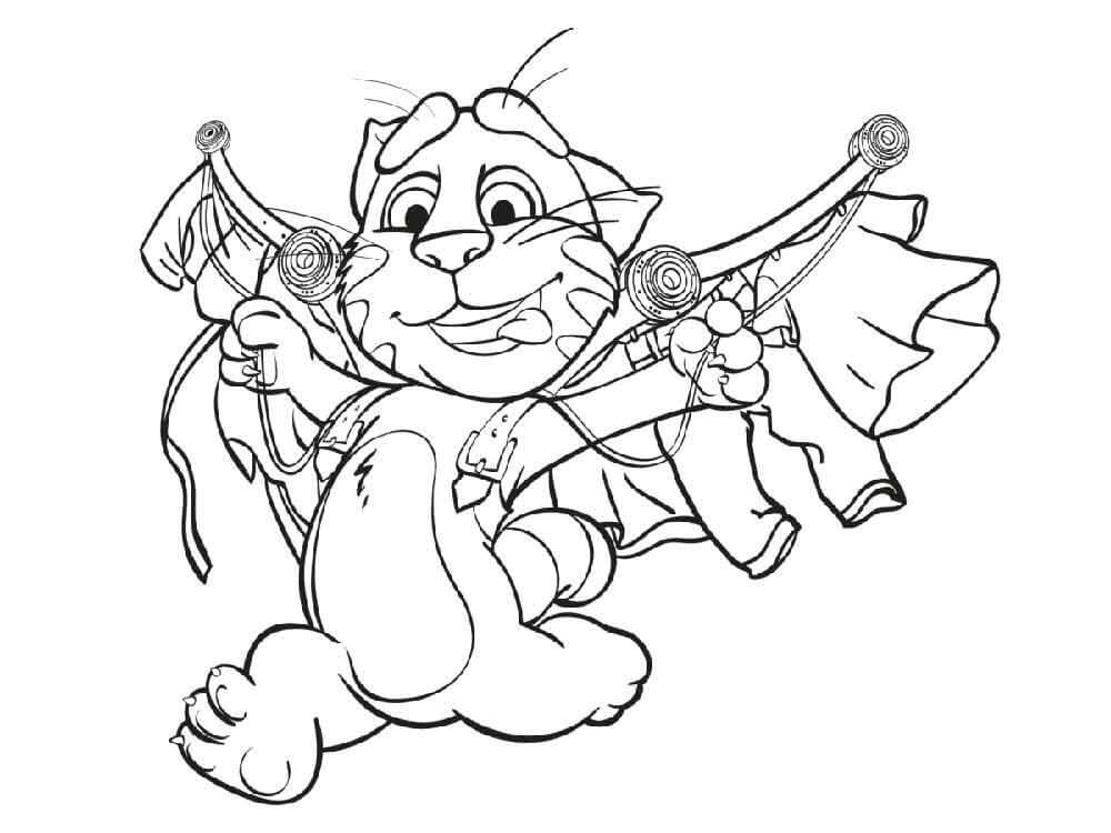 Desenho de Talking Tom para Pintar Pdf Grátis