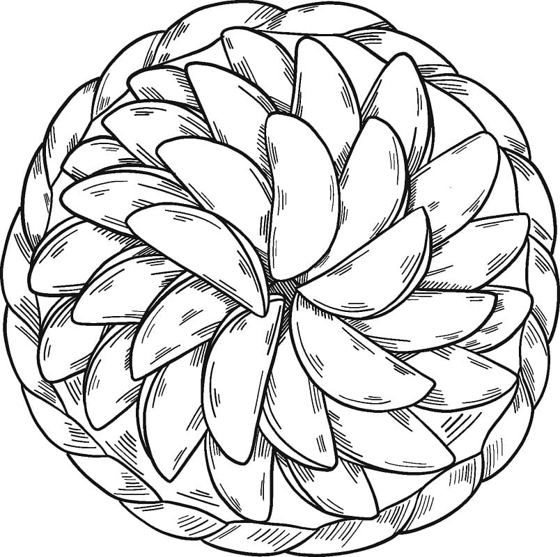 Desenho de Torta para Colorir Online Pdf e Pintar