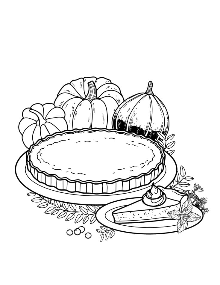 Desenho de Torta para Imprimir Pdf Grátis e Pintar