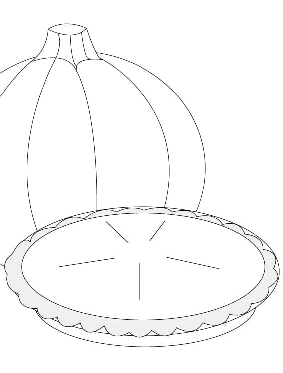 Desenho de Torta para Pintar Pdf Grátis