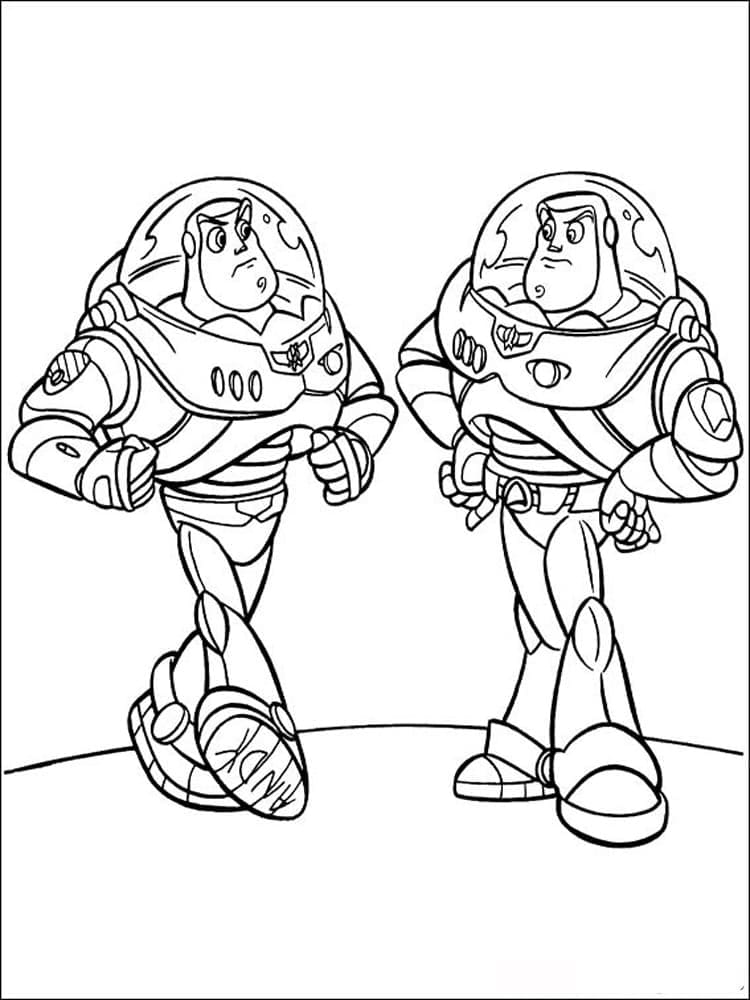Desenho de Buzz de Toy Story para Colorir e Pintar