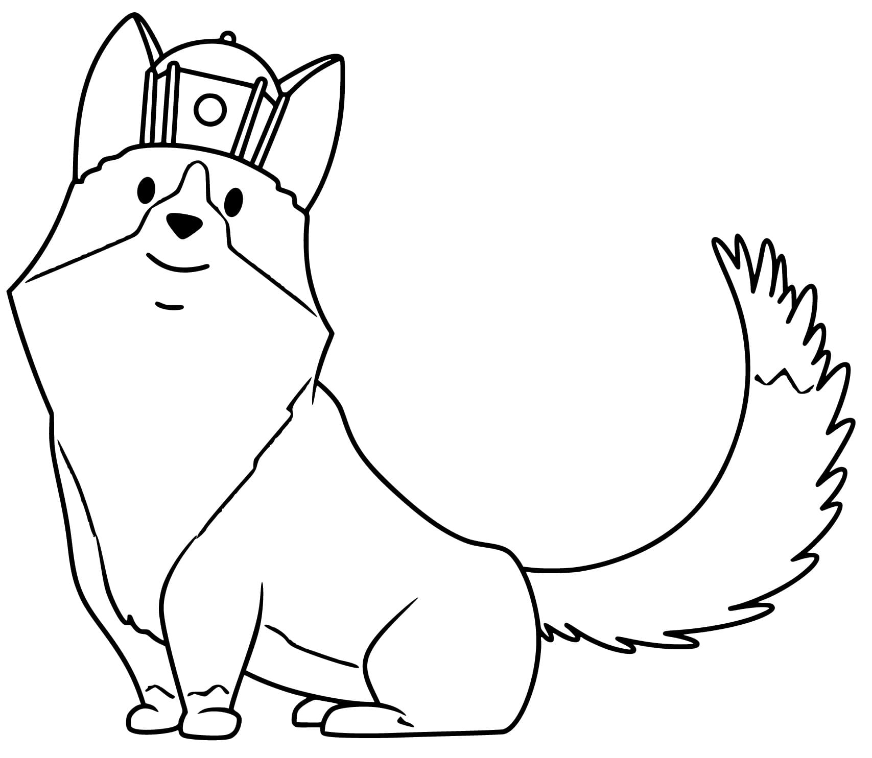 Desenho de Atticus Trem Infinito para Colorir e Pintar