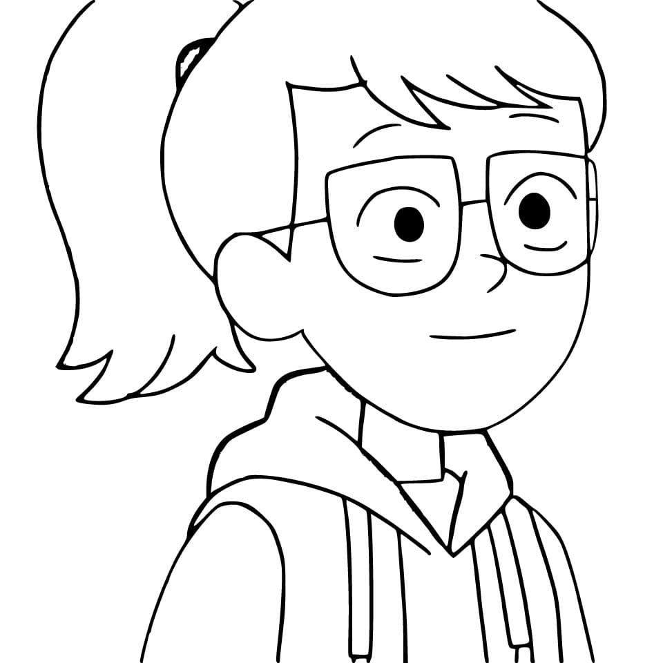 Desenho de Tulip Olsen para Colorir e Pintar