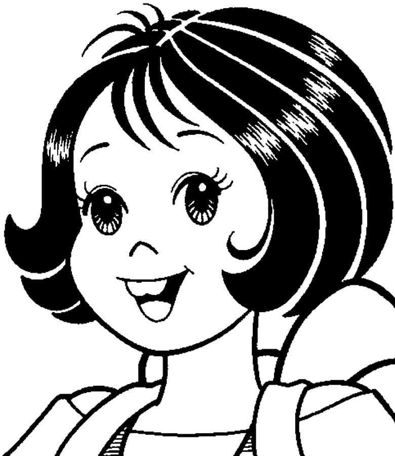 Desenho da Monica Jovem para Colorir e Pintar