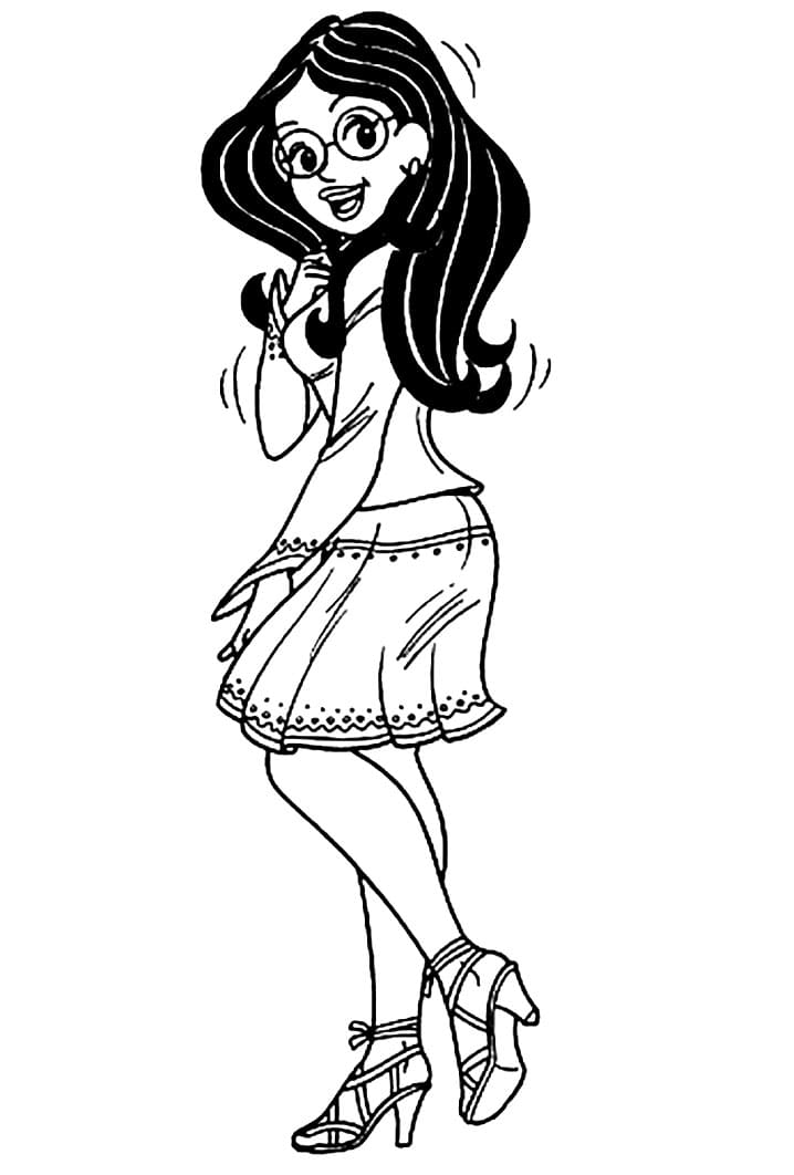 Desenho Imprimivel de Turma da Monica Jovem para Colorir e Pintar