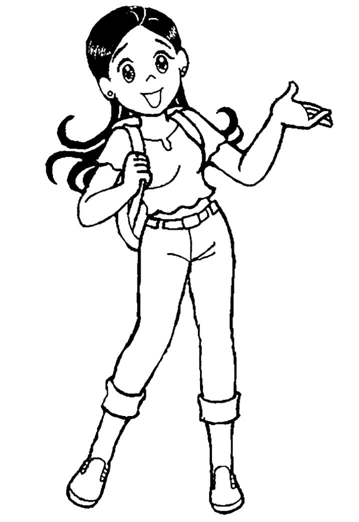 Desenho Magali Jovem para Colorir e Pintar