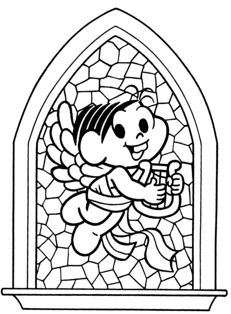 Desenhos de Monica Fofa para Colorir e Pintar