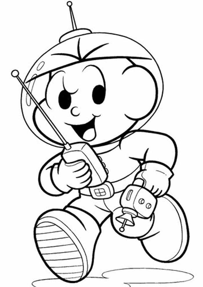 Desenho Cebolinha de Turma da Monica para Colorir e Pintar