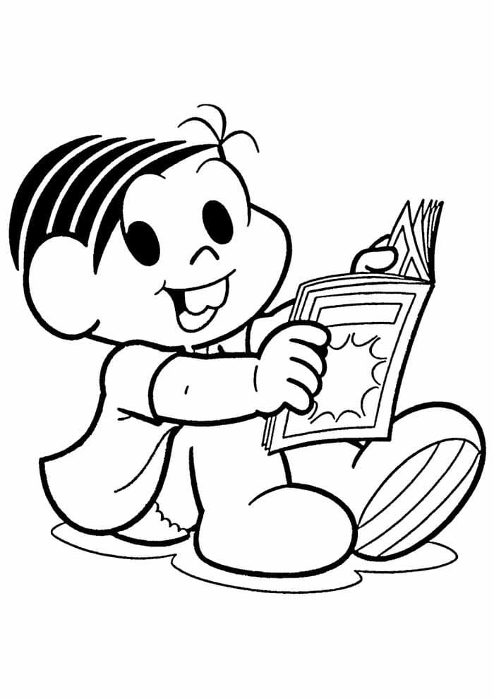 Desenho da Monica e Pintar