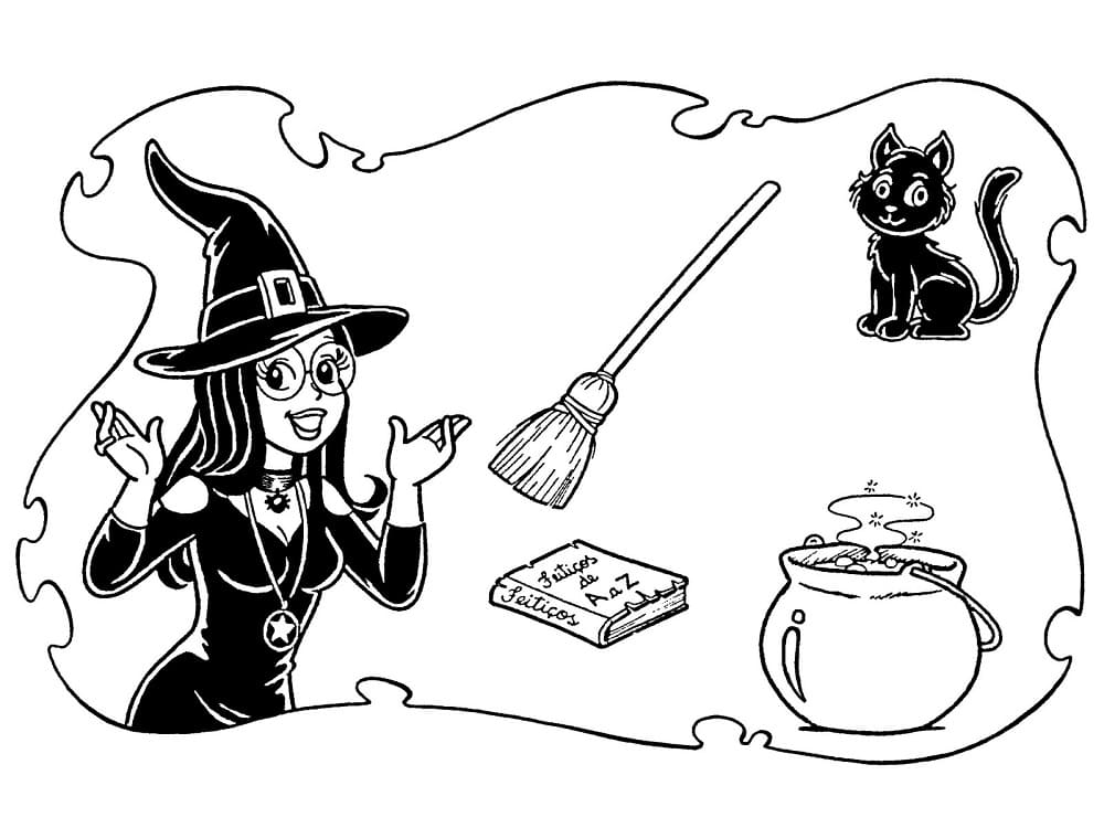 Desenho de Turma da Tina 1 para Colorir e Pintar