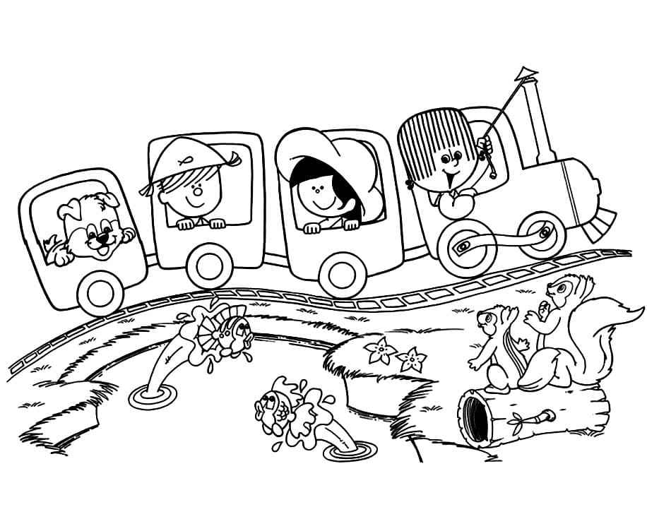 Desenho de Turma do Cristaozinho Bíblico para Colorir com Lápis de Cor e Pintar