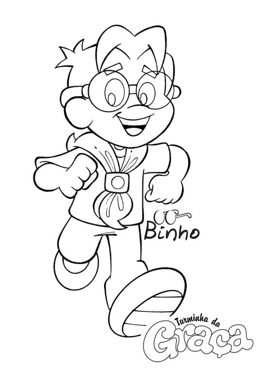 Desenho Binho para Colorir e Pintar