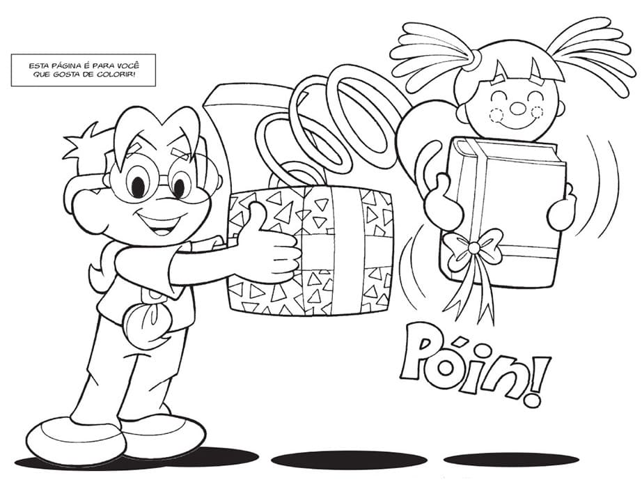 Desenho de Turminha da Graça para Colorir Imprimivel e Pintar