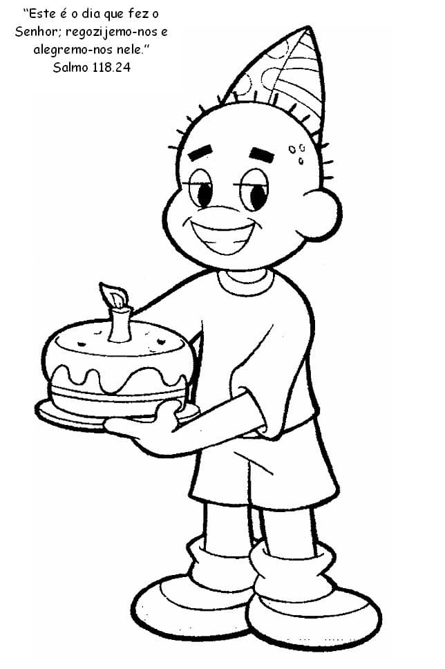 Desenho Zequinha de Turminha da Graça para Colorir e Pintar