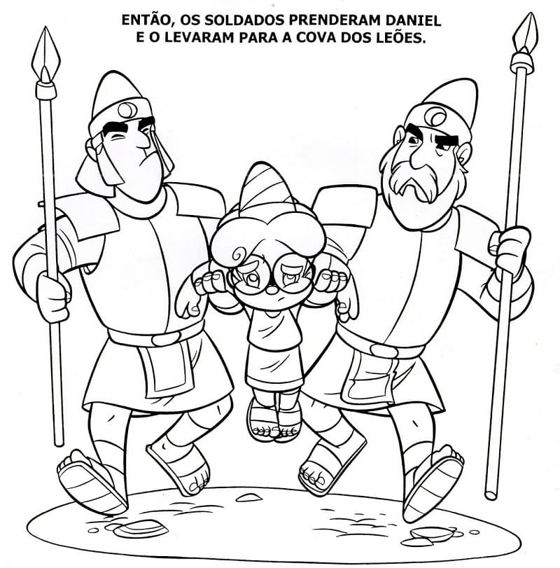 Desenho de Turminha Querubim Bíblia para Colorir Pdf e Pintar