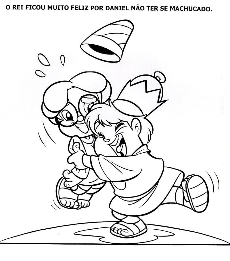 Desenho de Turminha Querubim Bíblico para Colorir com Lápis de Cor e Pintar