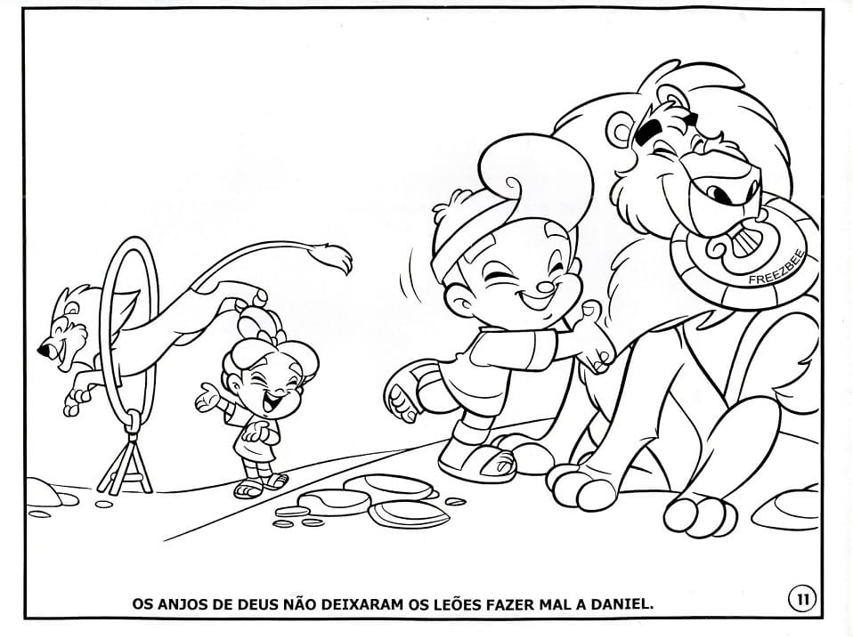 Desenho de Turminha Querubim para Colorir e Baixar Download e Pintar