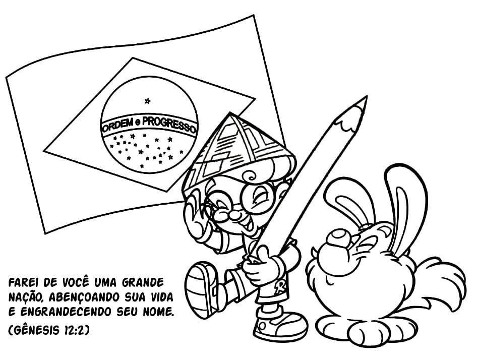 Desenho de Turminha Querubim para Colorir Imprimivel e Pintar