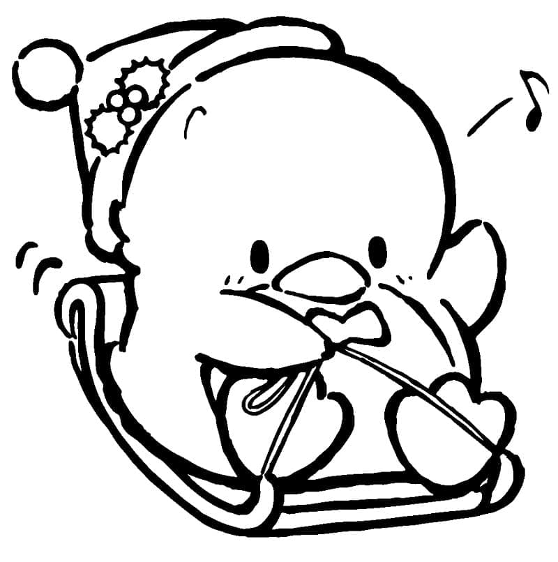 Desenho de Imprimivel Grátis Tuxedo Sam para Colorir e Pintar