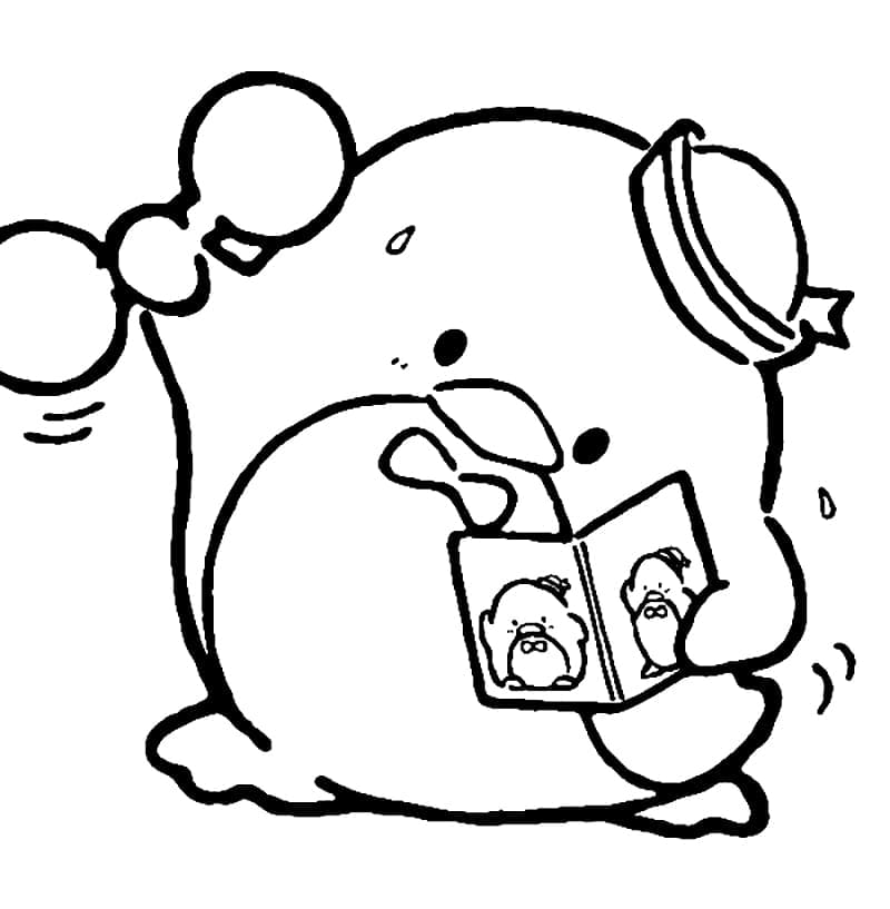 Desenho de Imprimivel Tuxedo Sam para Colorir e Pintar