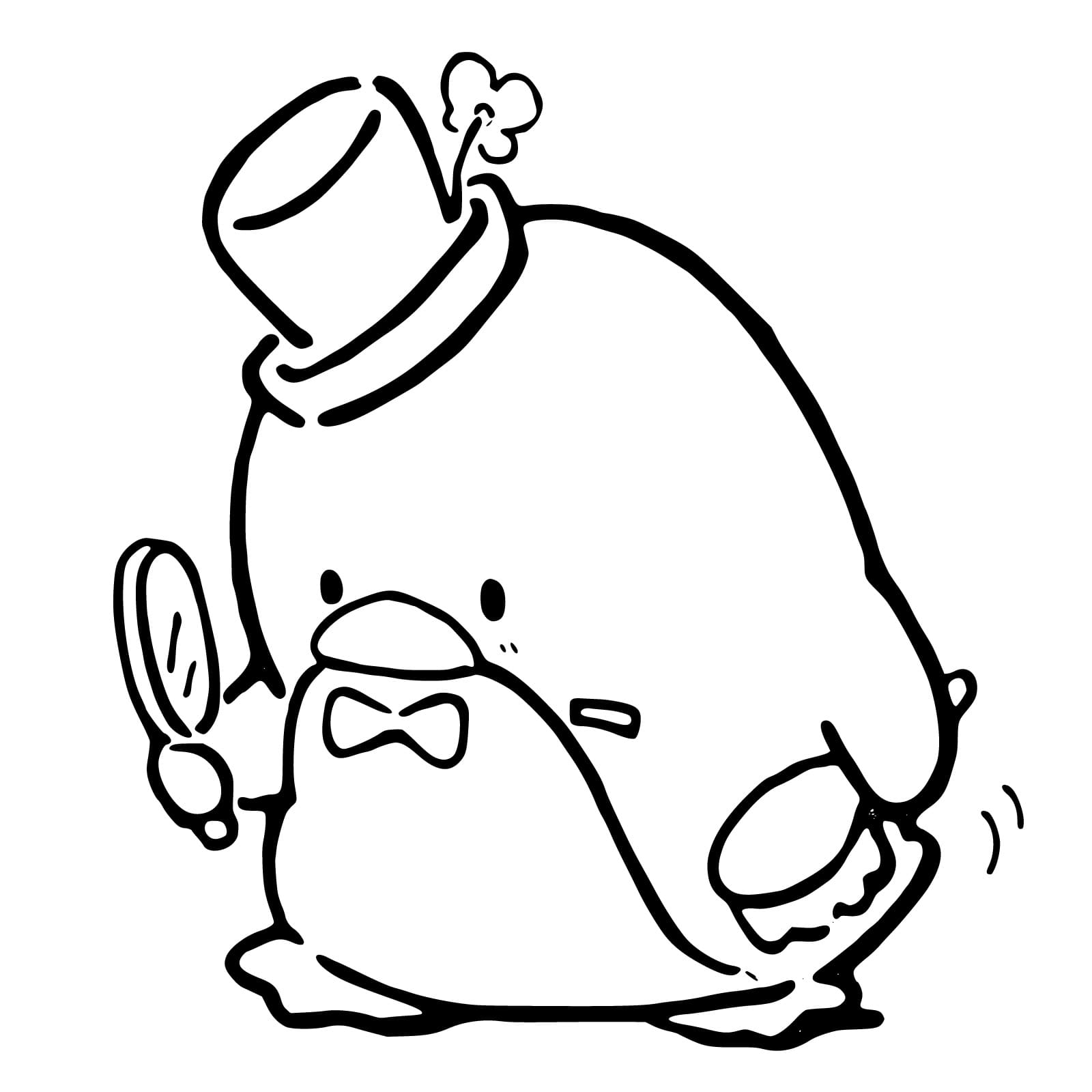 Desenho de Tuxedo Sam Grátis para Colorir e Pintar