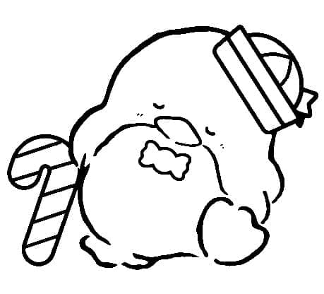 Desenho de Tuxedo Sam Imprimivel Grátis para Colorir e Pintar