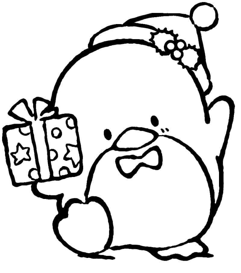 Desenho de Tuxedo Sam Sanrio para Colorir e Pintar